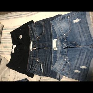 3 pairs rsq denim shorts (size 1)